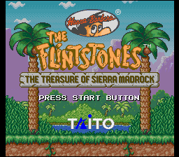 The Flintstones: The Treasure of Sierra Madrock screenshot 2 for Super Famicom